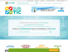 Tablet Screenshot of guiadesolucionestic.com